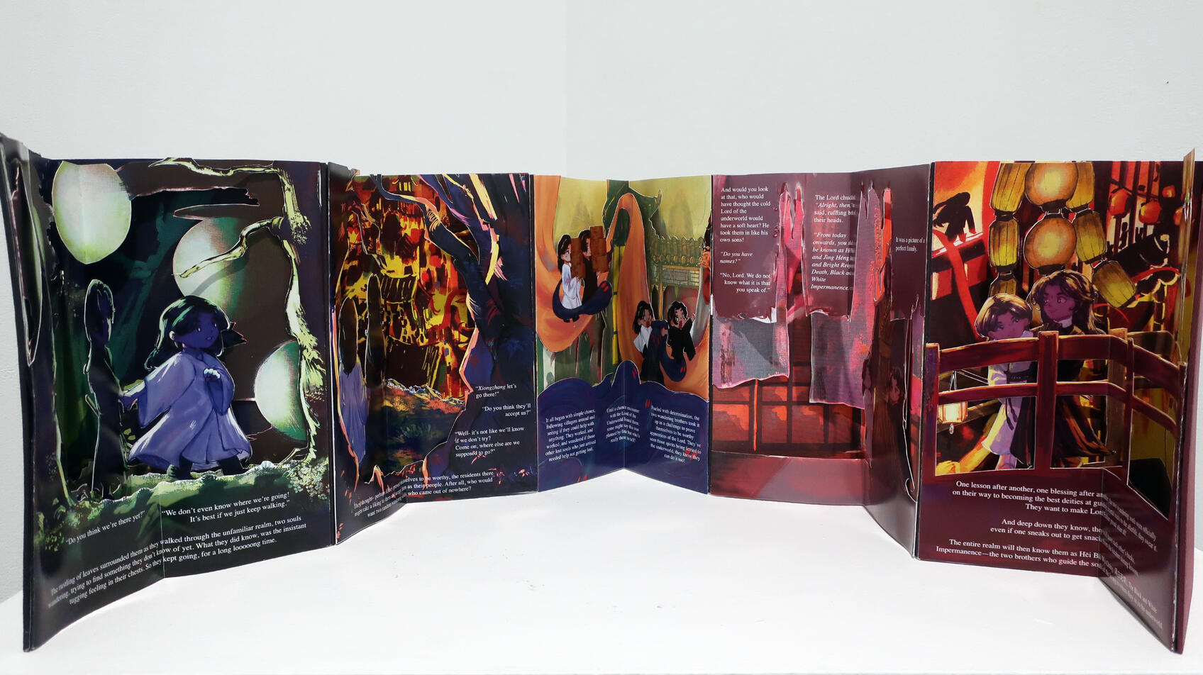 Pages are a mix of risograph and inkjet printing